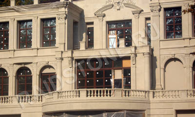 Облицовка фасада искусственным камнем