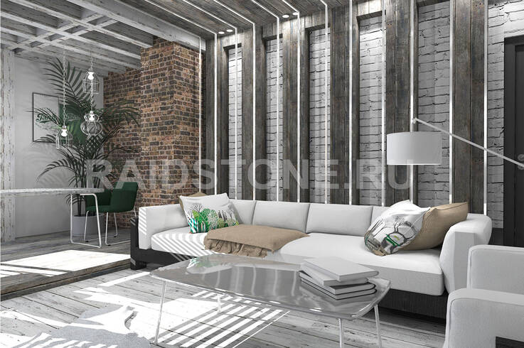 Дизайн проект интерьера квартиры в стиле Кантри