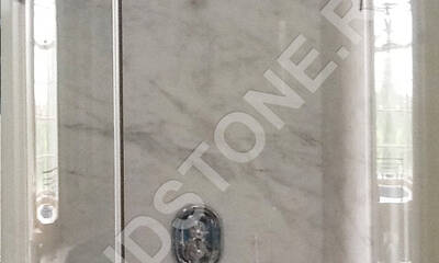 Облицовка стен душевой кабины