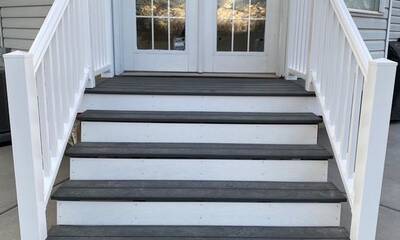 Облицовка входной группы из гранита Absolut black