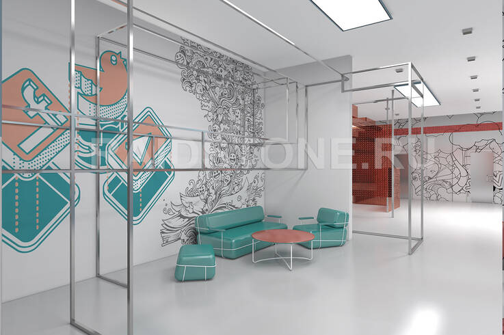 Дизайн проект офиса компании Twitter-2