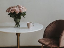 Кофейный столик мрамор Бъянко Лаза