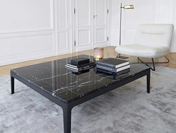 Журнальный стол черный мрамор