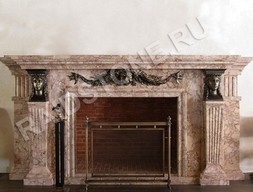 Камин из мрамора Фриска