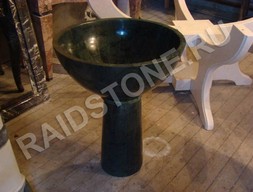 Курна в хамам из мрамора Верде Гватемала