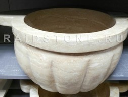 Курна из травертина Light