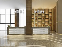 Ресепшн из мрамора Имперадор Лайт