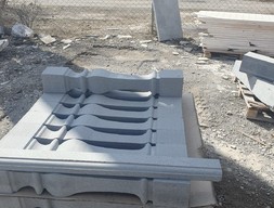 Балясины из серого базальта