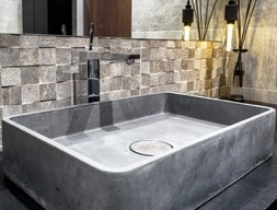 Раковина (серый мрамор)