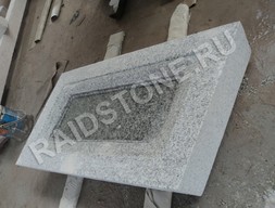 Блоки из гранита Роял вайт G603