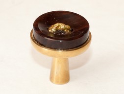 Ручка дизайнерская из обсидиана BT_02