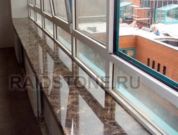 Подоконник из мрамора Emperador Dark (Испания)