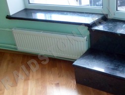 Подоконник из мрамора Verde Guatemala