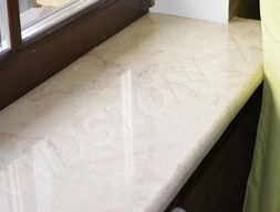 Подоконник из мрамора Crema Nova