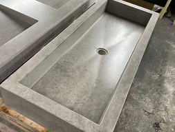 Столешница с раковиной из мрамора Petra Grey